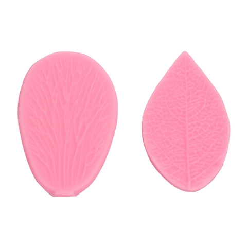 Silicone Fondant Mold Leaf And Petal Texture Veiners For Cake Decorating Baking Chocolate Clay DIY Crafting Supplies