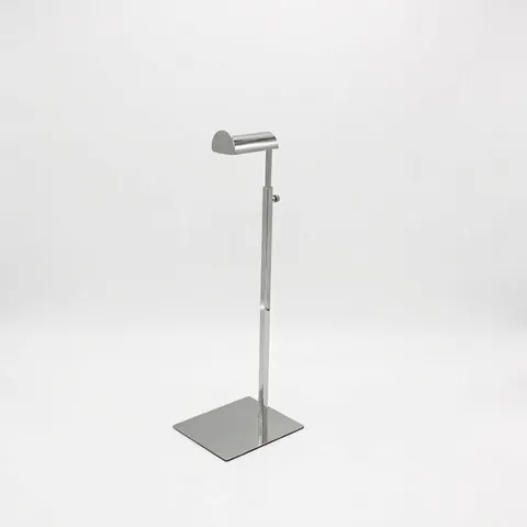Adjustable Height Handbag Display Stand Stainless Steel Metal Bag Rack Holder For Retail Store Closet Organization