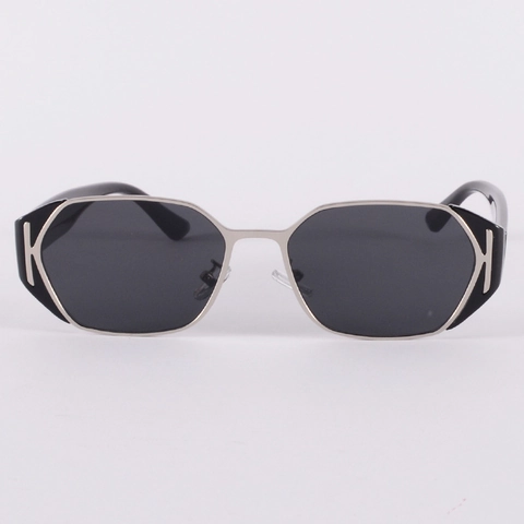 Gafas De Sol Para Mujer Retro Hexágono Polígono Montura Protección UV400 Lujo Moda Plástico Metal Ligero
