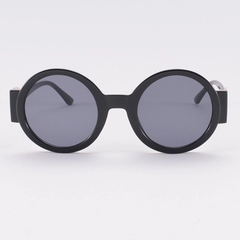 Round Sunglasses UV400 Protection Full Frame PC Gradient Lens Hip Hop Trendy For Women