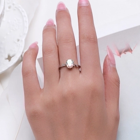 Schmuck Aus 925 Sterling Silber Mystic Topas Zirkon Halskette Ring Und Ohrringe Für Frauen Elegant Mode Original