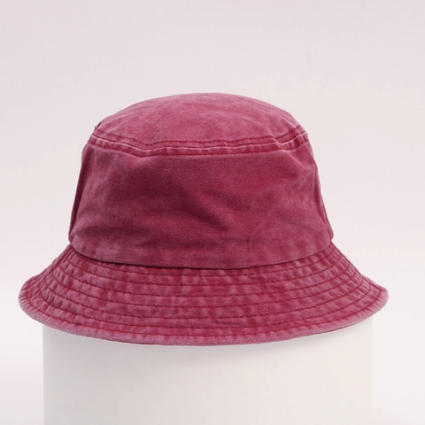 Cappello a Secchiello in Cotone Lavato Vintage per Uomo Donna Unisex Hip Hop Pescatore Protezione Solare Outdoor Estate