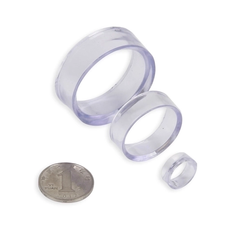 Acrylic Display Ring Stand Transparent Sphere Base Holder For Crystal Ball Beads Gemstone Jewelry Collection