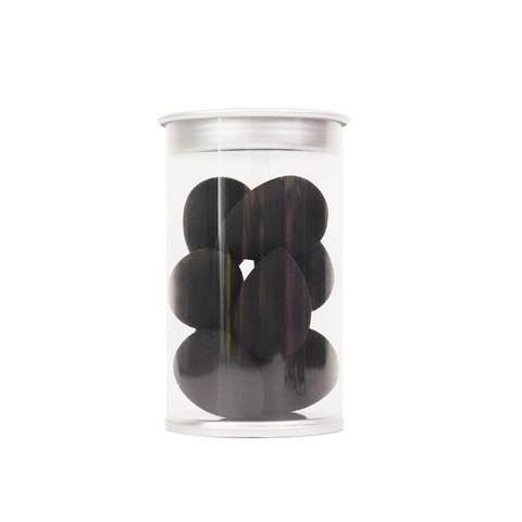 Mini Éponges Maquillage Hydrophiles Sans Latex Beauty Blender Gonfle À L Eau Forme Goutte D Eau Doux Applicateur En Pot