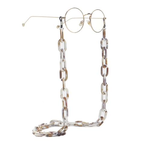 Retro Acrylic Resin Glasses Chain Marble Texture Non-Slip Eyewear Strap Anti-Lost Holder Neck Cord Vintage Accessories