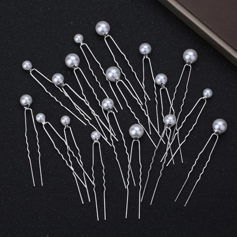 Forcine Per Capelli Da Sposa Lega Perla Artificiale Forcine A U Accessori Eleganti Per Acconciature Da Donna