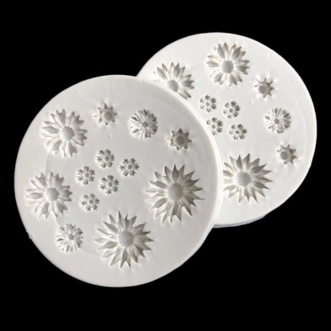 Daisy Sunflower Shape Silicone Mold For Fondant Chocolate Cake Decoration DIY Aromatherapy Plaster Craft Tool Floral