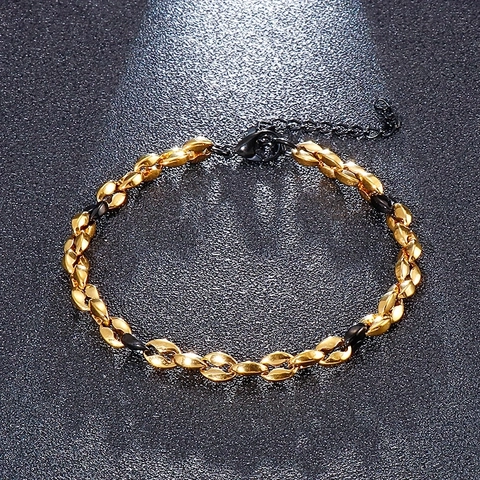 Kaffeebohnen Gliederkette Halskette Armband Edelstahl Schweinenasen Design Hip Hop Streetwear Schmuck Für Männer Frauen