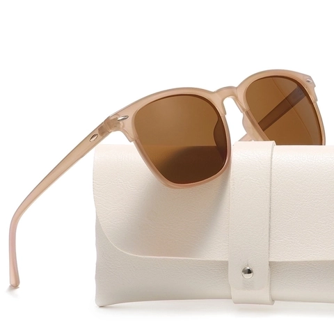 Polarized Sunglasses Classic Square Frame UV400 Protection For Men And Women Driving Outdoor Travel Vintage Style