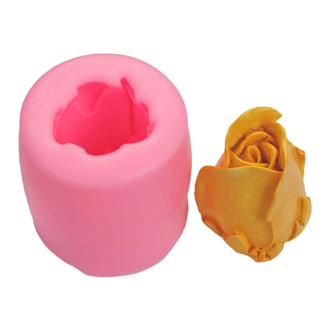 Rose Pfingstrose Blume 3D Silikonform DIY Handgemachte Tortendekoration Harz Handwerk Seife Kerze Herstellung Werkzeug