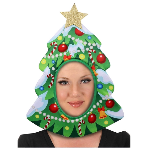 Couvre-chef De Fête Nouveauté Noël Père Noël Bonhomme De Neige Pizza Frites Formes De Nourriture Chapeaux Cosplay Pour Costumes De Festival