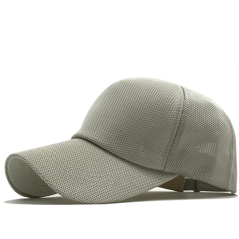 Mesh Baseball Cap Breathable Trucker Hat Adjustable Sun Protection Outdoor Sports Casual For Men Women