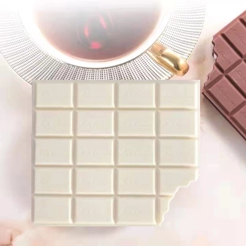 Creative Simulation Chocolate Biscuit Shape Pocket Notebook With PVC Soft Cover Mini Portable Memo Pad Stationery