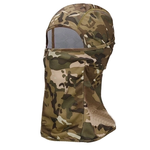 Tactical Camouflage Balaclava Full Face Mask Breathable Mesh Polyester Sun Protection Military Outdoor Cycling Hunting