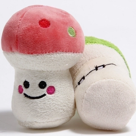Juguetes De Peluche Para Perros Con Sonido Suaves Resistentes A Mordidas Interactivos Forma Frutas Verduras
