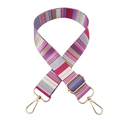 Wide Replacement Bag Strap Adjustable Colorful Floral Geometric Pattern Webbing Shoulder Strap For Handbags Crossbody