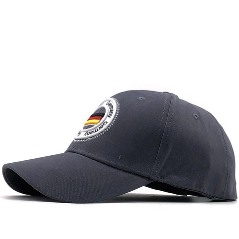 Cappello Da Baseball In Cotone Ricamo Bandiera Tedesca Protezione Solare Regolabile Casual Sport All'aperto Uomo Donna