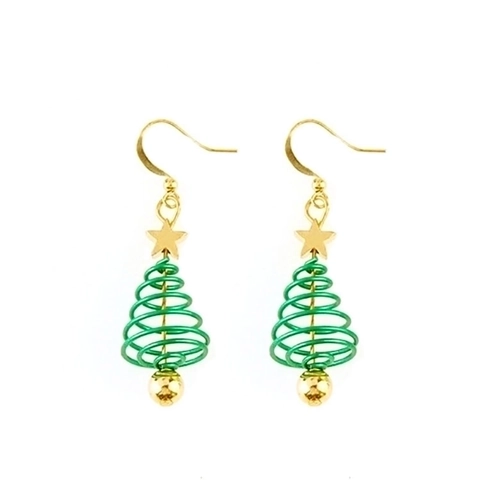 Boucles d'Oreilles en Alliage Émaillé de Noël pour Femmes Père Noël Flocon de Neige Élan Sapin Strass Boucles d'Oreilles Bijoux