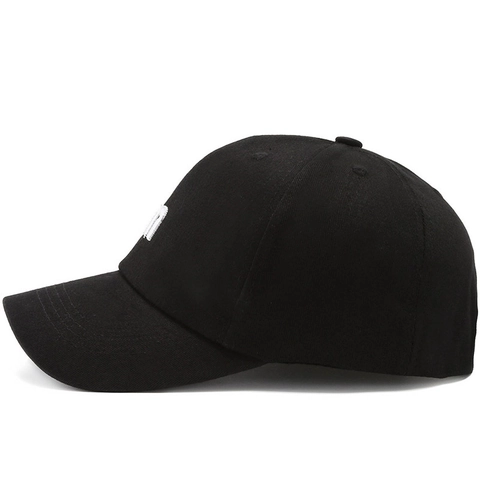 Baseball Cap Polyester Cotton Letter M Embroidery Adjustable Casual Sun Hat For Men Women