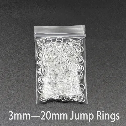Open Buigringen IJzer Gegalvaniseerd Circulaire Connectoren Voor DIY Sieraden Maken Kettingen Armbanden Oorbellen Accessoires
