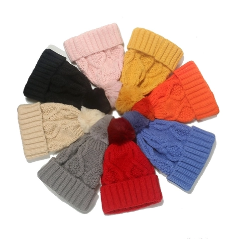 Damen Winter Warm Strickmütze Mit Bommel Kariert Zopfmuster Häkelmütze Skimütze Lässig Outdoor Slouchy Beanie