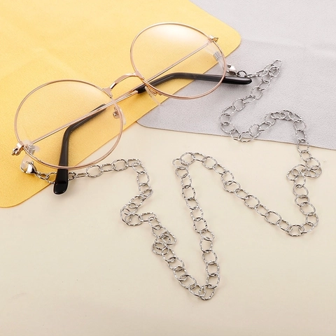 Catena Per Occhiali In Acciaio Inossidabile Cordino Anti-Smarrimento Per Occhiali Da Sole Porta O-Chain Minimalista Geometrico