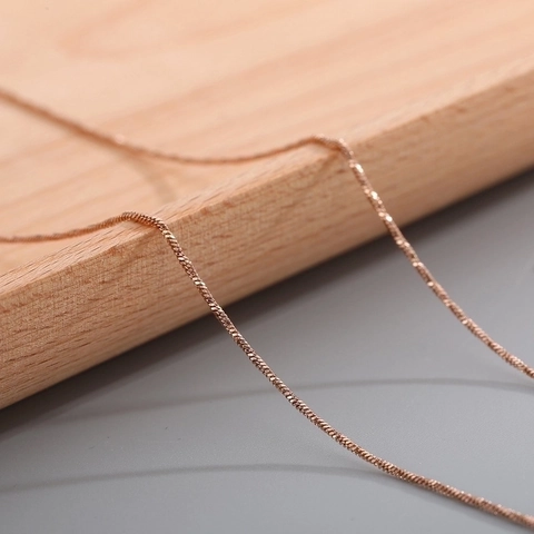 Stainless Steel Snake Bone Chain Necklace Simple Minimalist Thin Link Chain For Men Women Lobster Clasp Fashion Jewelry