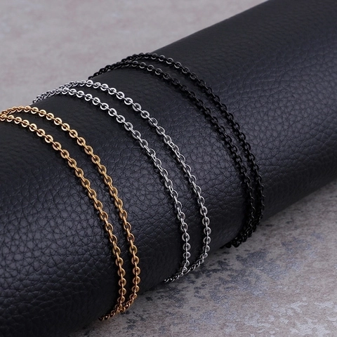 Collana A Catena Minimalista In Acciaio Inossidabile Al Titanio Catena A O Con Chiusura A Moschettone Cuore Per Uomo Donna