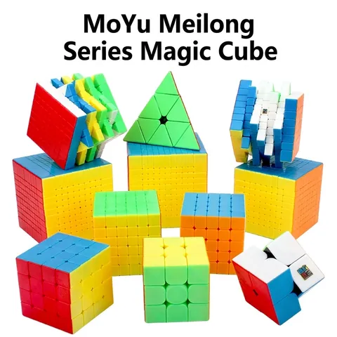 Professional Speed Cube Puzzle Toy Educational Brain Teaser ABS Plastic Smooth Turning Pyramid Geometric Patterns Stress Relief