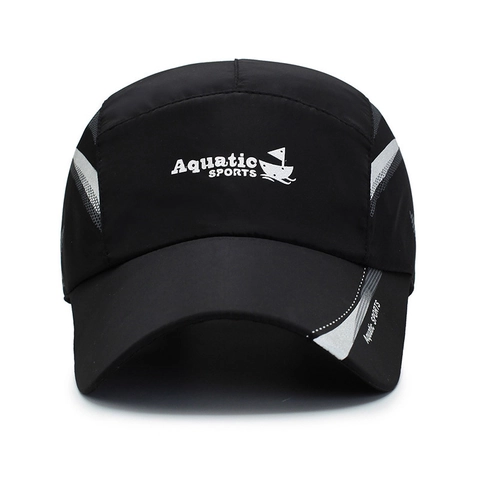 Gorra De Béisbol Secado Rápido Deportes Al Aire Libre Transpirable Sombrero Sol Ajustable Malla Reflectante Correr Pesca