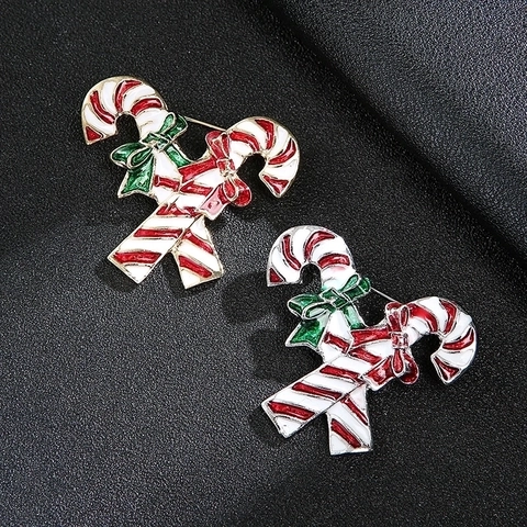 Broche De Navidad De Aleación Esmalte Rhinestone Papá Noel Reno Árbol Joyería De Fiesta Festiva Para Mujeres Y Hombres