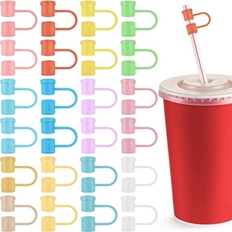 Coperture Per Cannucce In Silicone Tappi Antipolvere Riutilizzabili Accessori Per Bevande Per Esterno E Casa