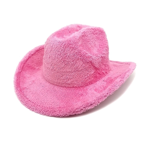 Western Cowboy Hat Faux Fur Plush Polyester Warm Winter Wide Brim Solid Color Vintage Jazz Fedora For Women Men