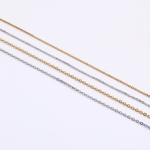Collana A Maglie Minimalista In Acciaio Inossidabile Da Donna Elegante Catena A Croce Con Moschettone Ed Estensione Accessori