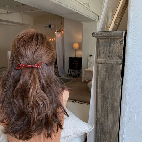 Fermaglio Per Capelli Con Fiocco Retro Acrilico Molletta Versatile Per Donna Elegante Accessorio Per Capelli