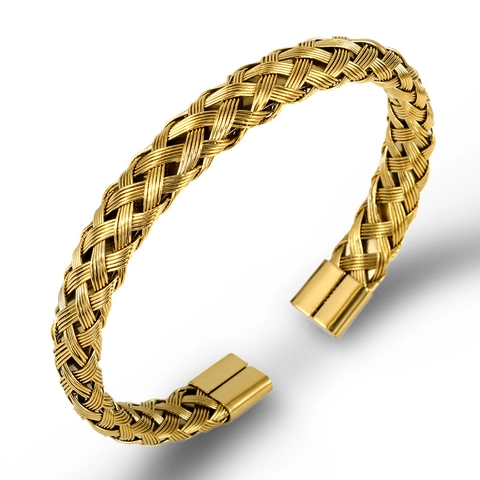 Stainless Steel Mesh Woven Cuff Bracelet Adjustable Milanese Wire Bangle Minimalist Jewelry For Men And Women