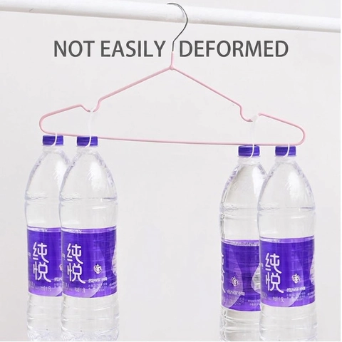 Perchas Antideslizantes Metal Recubierto PVC Resistentes Uso Seco Húmedo Ahorro Espacio Para Adultos Niños Estilo Nórdico