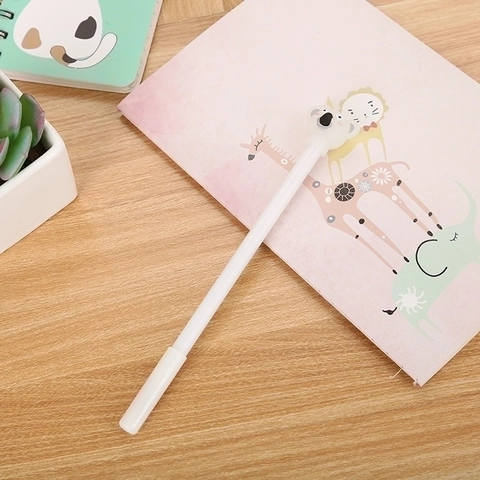 Stylos Gel Koala Dessin Animé Décor Silicone Plastique Écriture Douce Fournitures Bureau Scolaire Papeterie Étudiant Cadeau Mignon