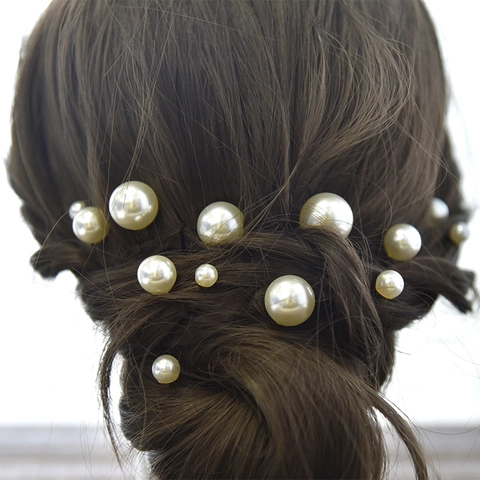 Forcine Per Capelli Con Künstliche Perle A Forma Di U Matrimonio Copricapo Da Sposa Elegante Spilli Styling Lega Perla Artificial Retro Accessori Donna