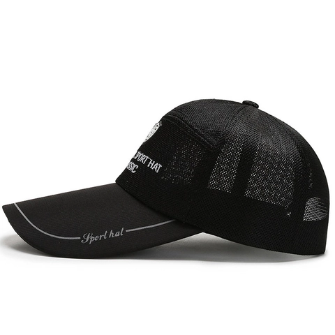 Gorra De Béisbol De Malla Transpirable Protección Solar Sombrero Deportivo Al Aire Libre Bordado Ajustable