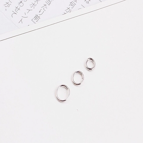 Gold Plated Brass Open Jump Rings For DIY Jewelry Making Connection Loops Necklace Earring Findings