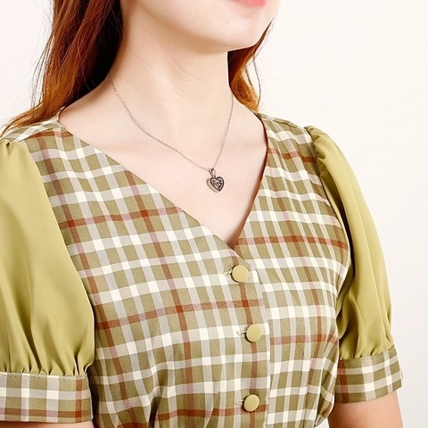 Collana Con Pendente A Cuore Scritta Love Cavo Gioielli In Acciaio Inossidabile Per Donna Stile Coreano Oro
