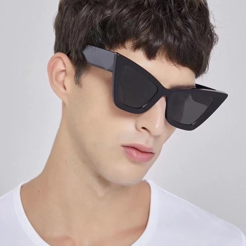 Gafas De Sol Retro Cat Eye Protección UV400 Montura PC Moda Geométrica Para Mujeres Hombres Viajes Al Aire Libre Fiesta
