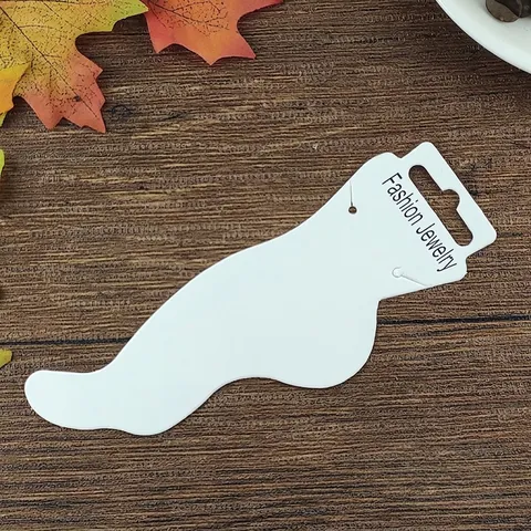 Cartellini Per Esposizione Gioielli Forma Di Piede Carta Kraft Cavigliera Tavole Di Imballaggio Per Bracciale Collana