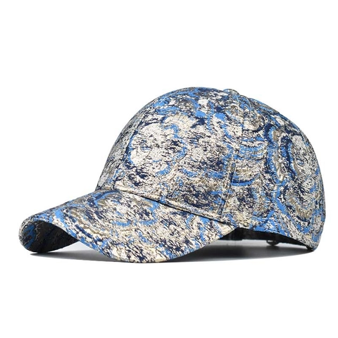 Baumwolle Blumen Jacquard Baseball Kappe Retro Brokat Stickerei Verstellbar Snapback Mode Sonnenhut Für Damen Herren