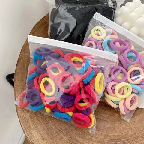 Seamless Hair Ties Nylon Spandex High Elasticity Ponytail Holders Daily Minimalist Headwear For Women Girls