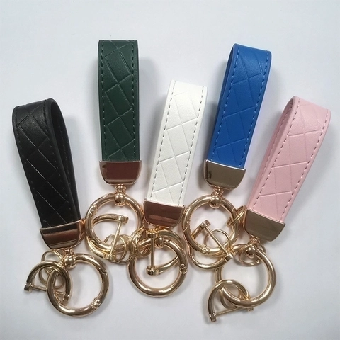 Gewebte Ledertextur Auto Schlüsselanhänger Zinklegierung D-Ring Schlüsselring Für Haus Auto Schlüssel Taschen Zubehör Multifunktions Schlüsselhalter Unisex Geschenk