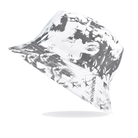 Cappello Da Pescatore Cotone Tie Dye Reversibile Protezione Solare Pieghevole Casual Stile Vintage Per Donne