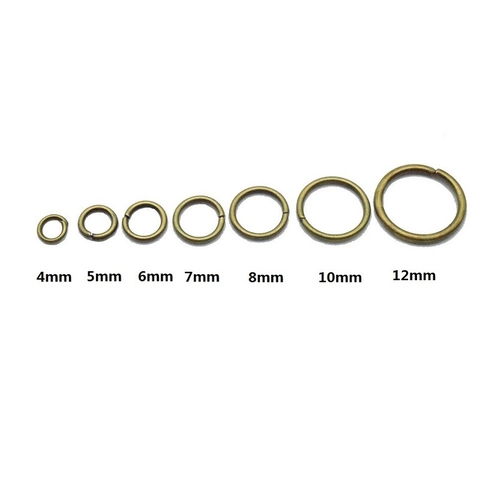 Metal Jump Rings Open Single Double Layer Connectors For DIY Jewelry Making Necklace Bracelet Craft Findings