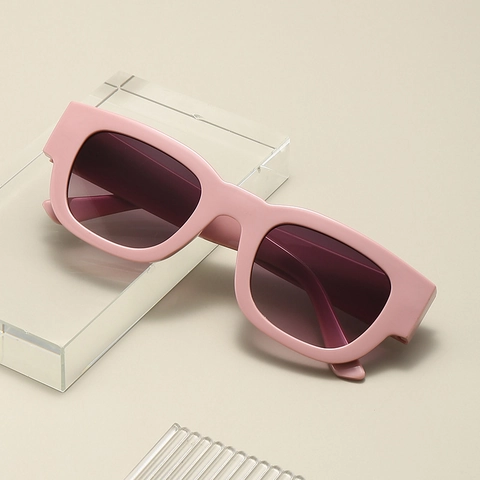 Retro Square Sunglasses Plastic Full Frame PC Lens UV400 Protection Driving Fashion Eyewear For Men Women